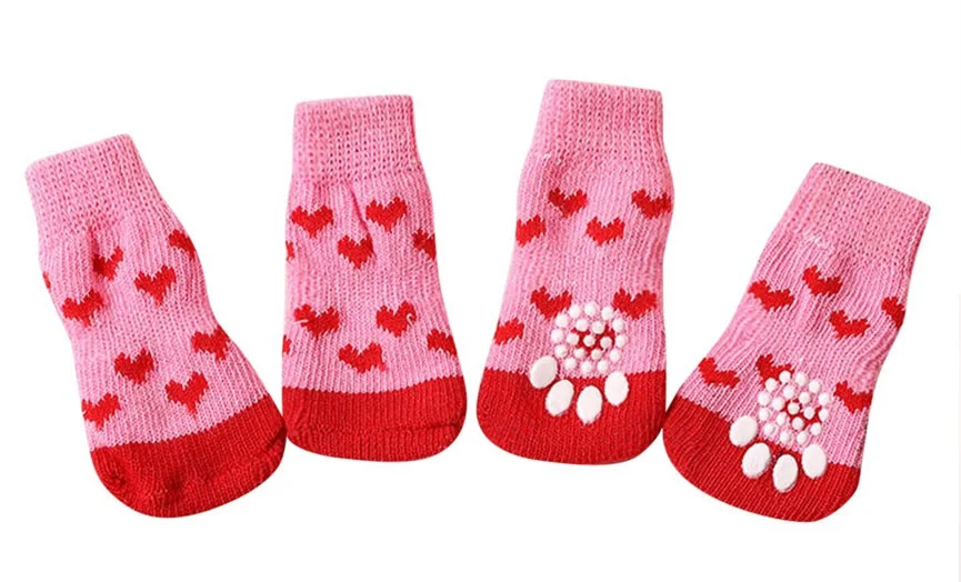 Non-Slip Cute Dog Socks Pack